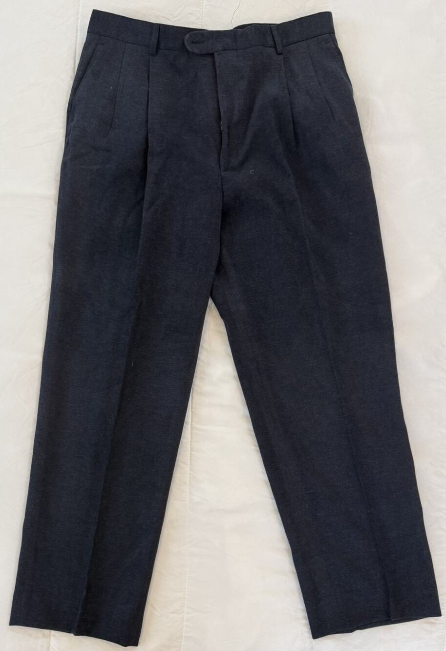 Linea Naturale Men's Navy Pants Made in Italy SZ 38 / 31 70%Viscose 30%Poly